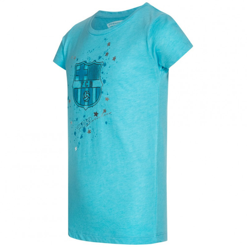 FC Barcelona Fille T-shirt turquoise
