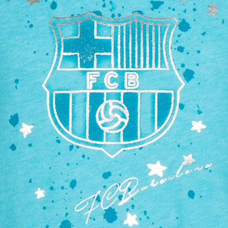 FC Barcelona Fille T-shirt turquoise