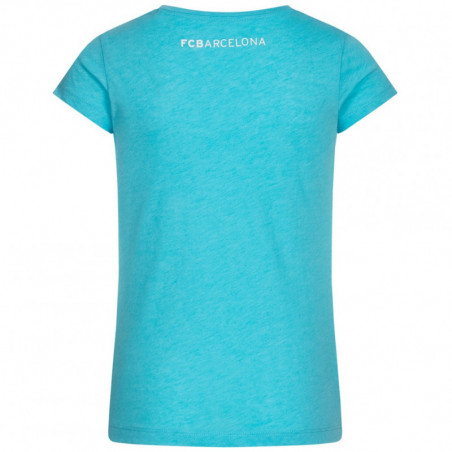 FC Barcelona Fille T-shirt turquoise