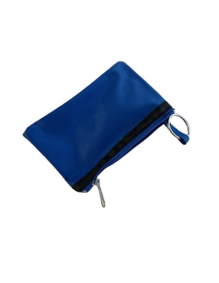 Porte-clés nylon Sheridan anneau métallique et fermeture éclair