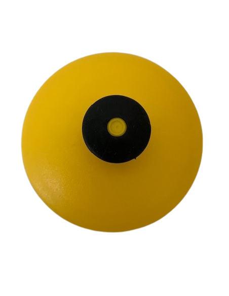 Gourde transparente plastique  500 ml bouchon jaune