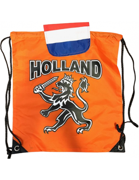 Sac à cordon en nylon “Holland” - Orange