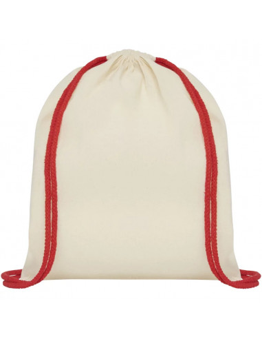 Sac à dos à cordon “Oregon” en coton naturel 100 g/m²