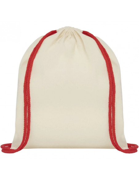 Sac à dos à cordon “Oregon” en coton naturel 100 g/m²