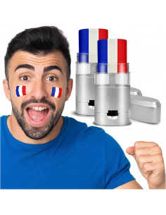 Kit maquillage supporter “Velox” – Bleu, Blanc, Rouge