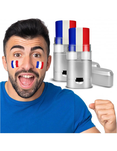Kit maquillage supporter “Velox” – Bleu, Blanc, Rouge