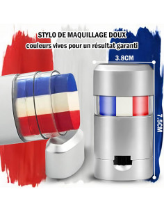 Kit maquillage supporter “Velox” – Bleu, Blanc, Rouge 2