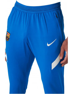 Pantalon de football enfant Nike Barcelone Training 2021-22 bleu respirant
