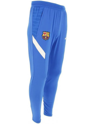 Pantalon de football enfant Nike Barcelone Training 2021-22 bleu respirant