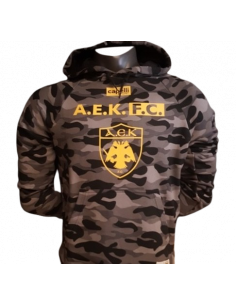 Haut à capuche camouflage AEK Athens Capelli 2019-20