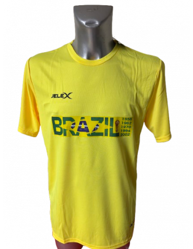 Ensemble de football 2 pièces jaune BRAZIL