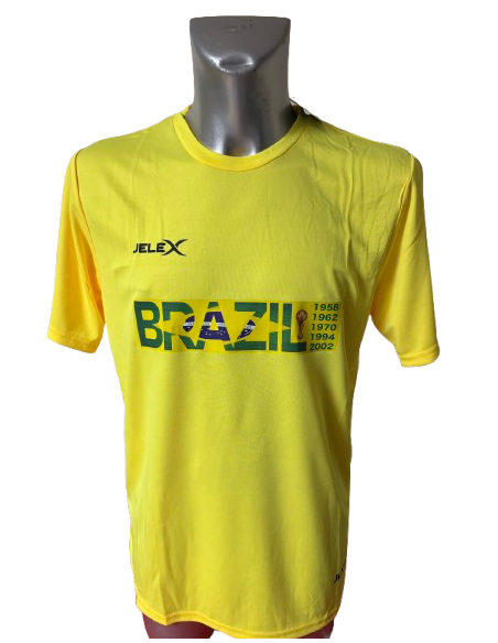 Ensemble de football 2 pièces jaune BRAZIL