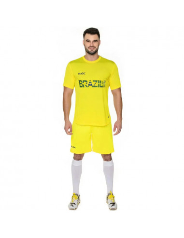 Ensemble de football 2 pièces jaune BRAZIL