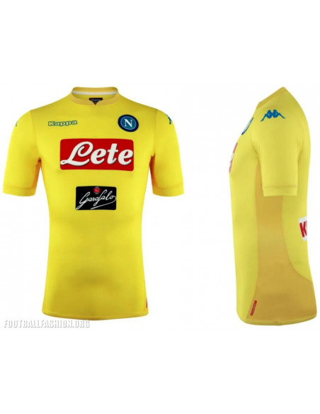 Maillot Gardien SSC Napoli Extérieur 2016/2017 – Manches Courtes | Kappa Kombat