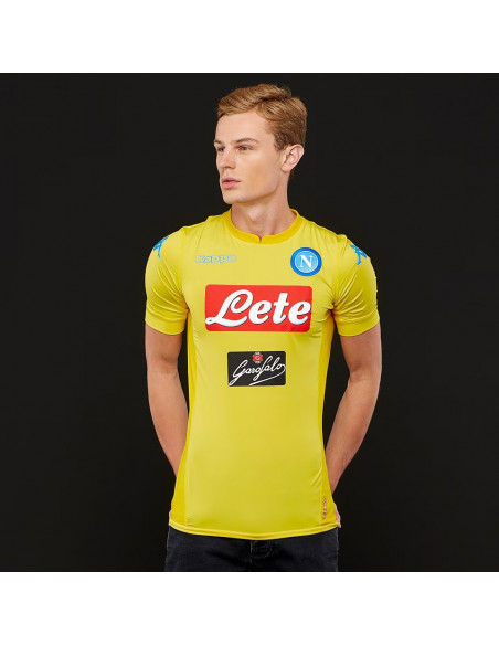 Maillot Gardien SSC Napoli Extérieur 2016/2017 – Manches Courtes | Kappa Kombat