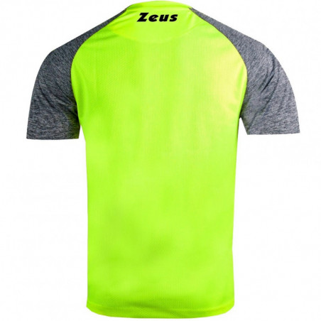 Zeus Fast Hommes Maillot d'entraînement jaune fluo gris