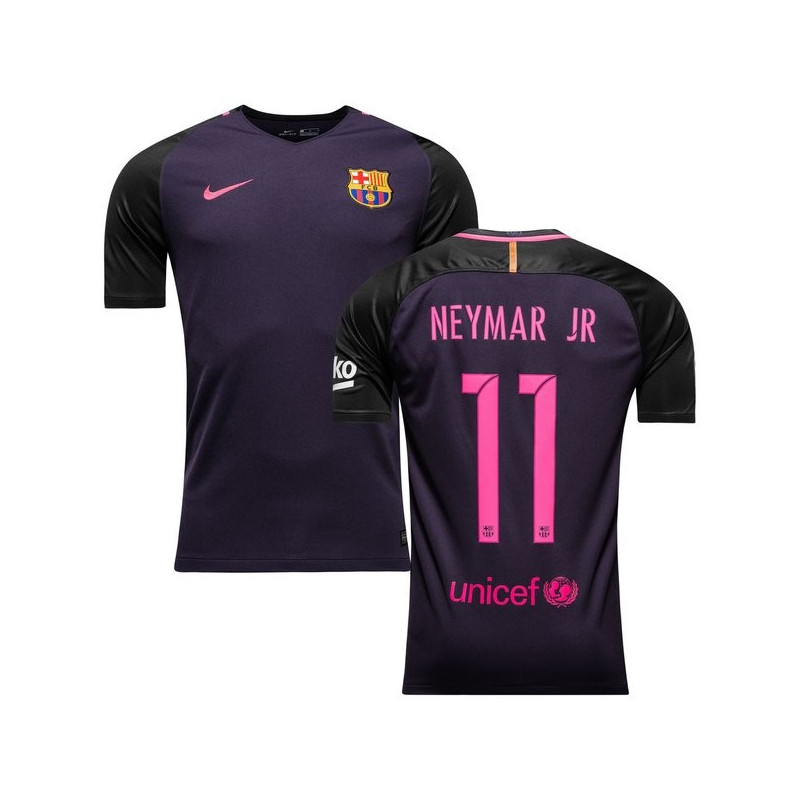 Barcelona Away Junior Name Set NEYMAR 11
