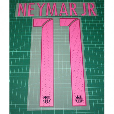 Barcelona Away Junior Name Set NEYMAR 11