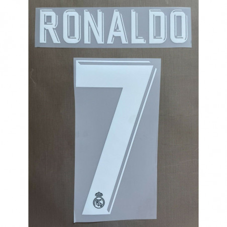 2017-18 Real Madrid Away & Third Junior Name Set