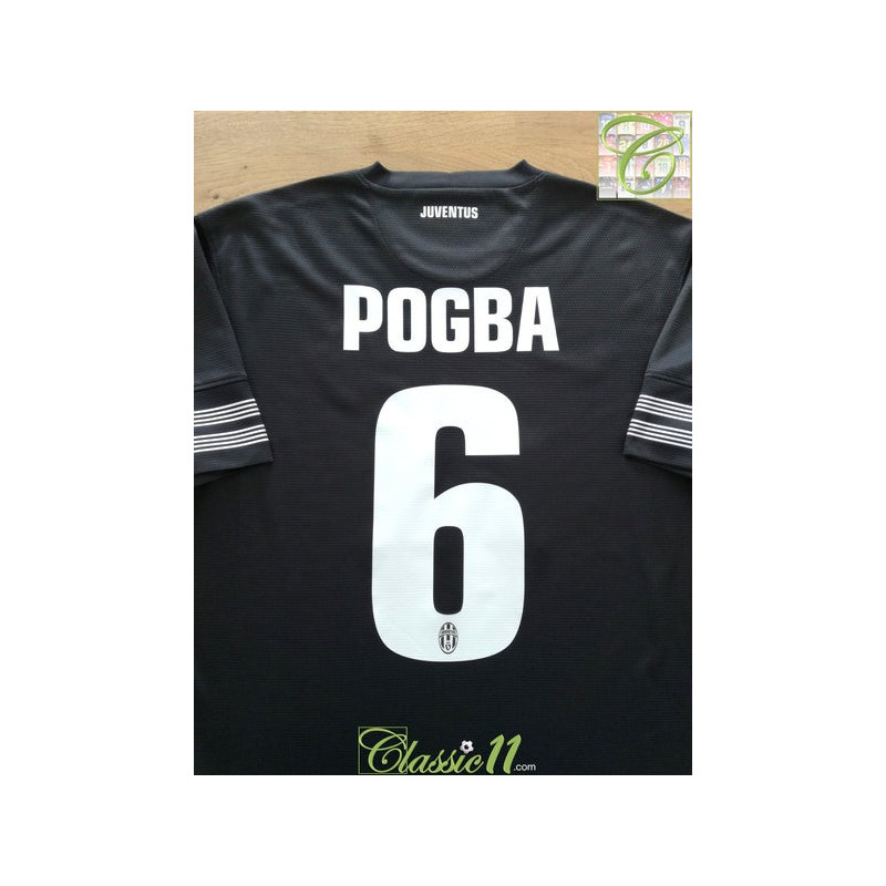 2012-14 Juventus Away/Third Black Junior Namesets POGBA 6
