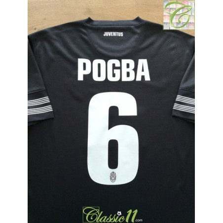 2012-14 Juventus Away/Third Black Junior Namesets POGBA 6