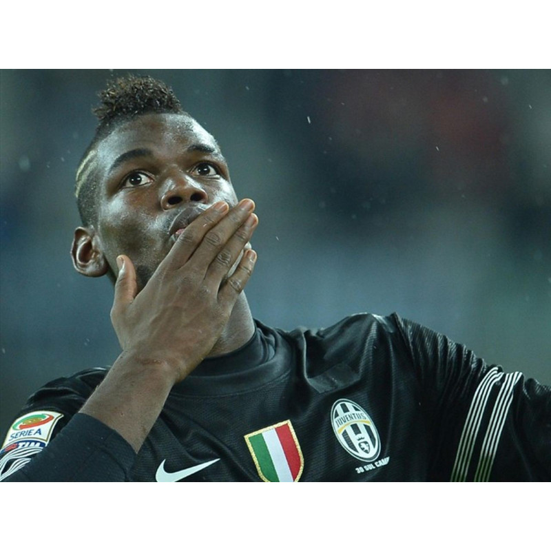 2012-14 Juventus Away/Third Black Junior Namesets POGBA 6
