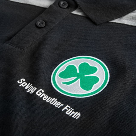 Greuther Fürth Polo Noir Blanc Enfant